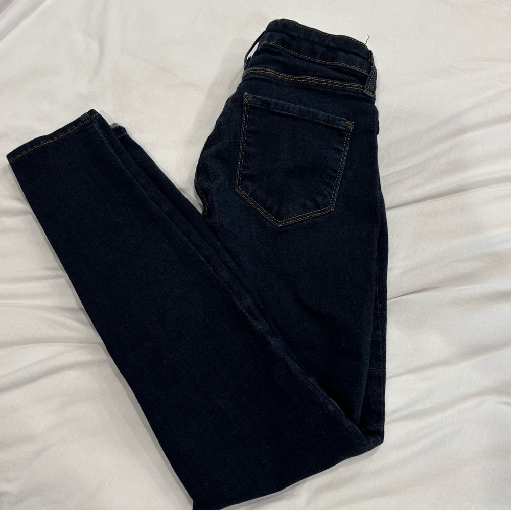L’Agence Dark Blue Skinny Jeans